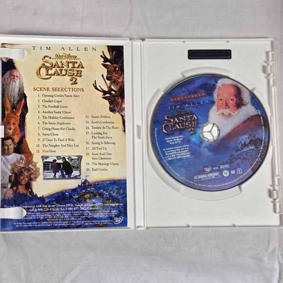 The Santa Clause 2 DVD Disney Tim Allen Holiday - Picture 2 of 3